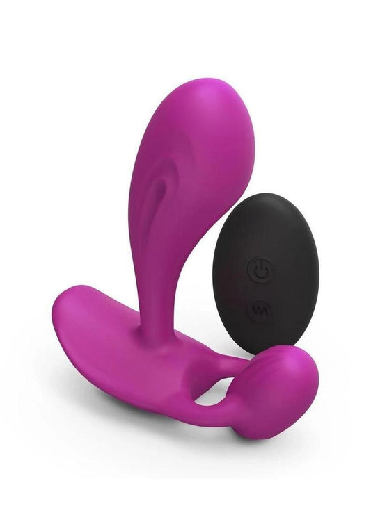 Witty Rechargeable Vibrator With Clitoral Stimulator
