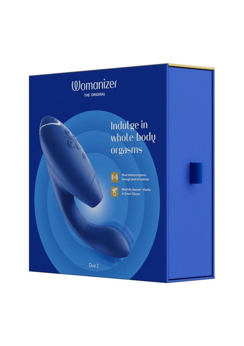 Womanizer Duo 2 Lilac Rechargeable Clitoral And G-Spot Stimulator