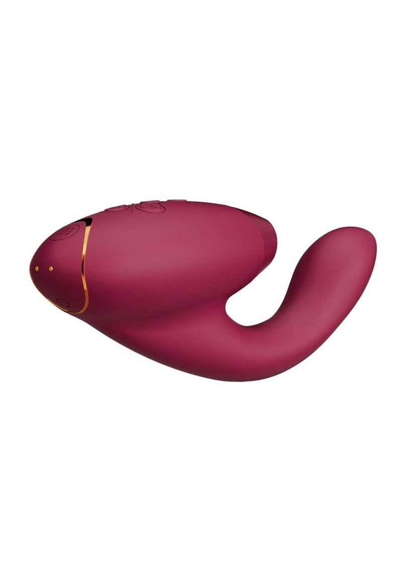 Womanizer Duo 2 Lilac Rechargeable Clitoral And G-Spot Stimulator
