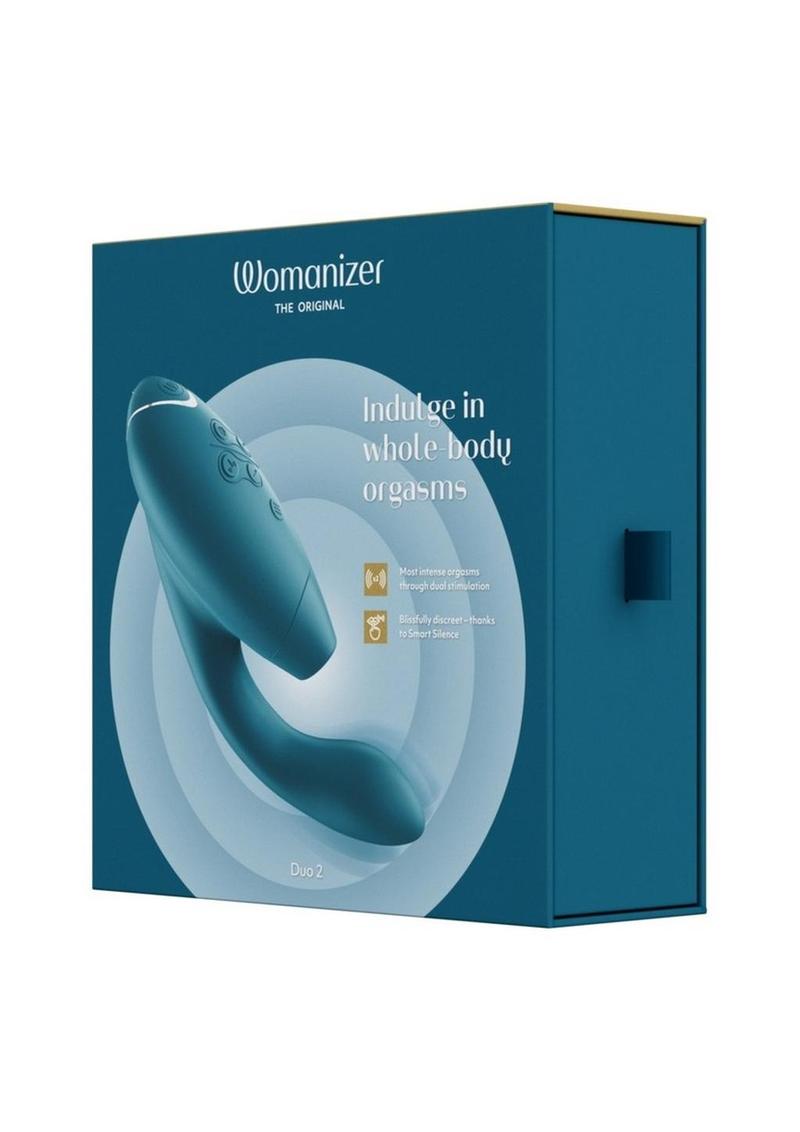 Womanizer Duo 2 Lilac Rechargeable Clitoral And G-Spot Stimulator