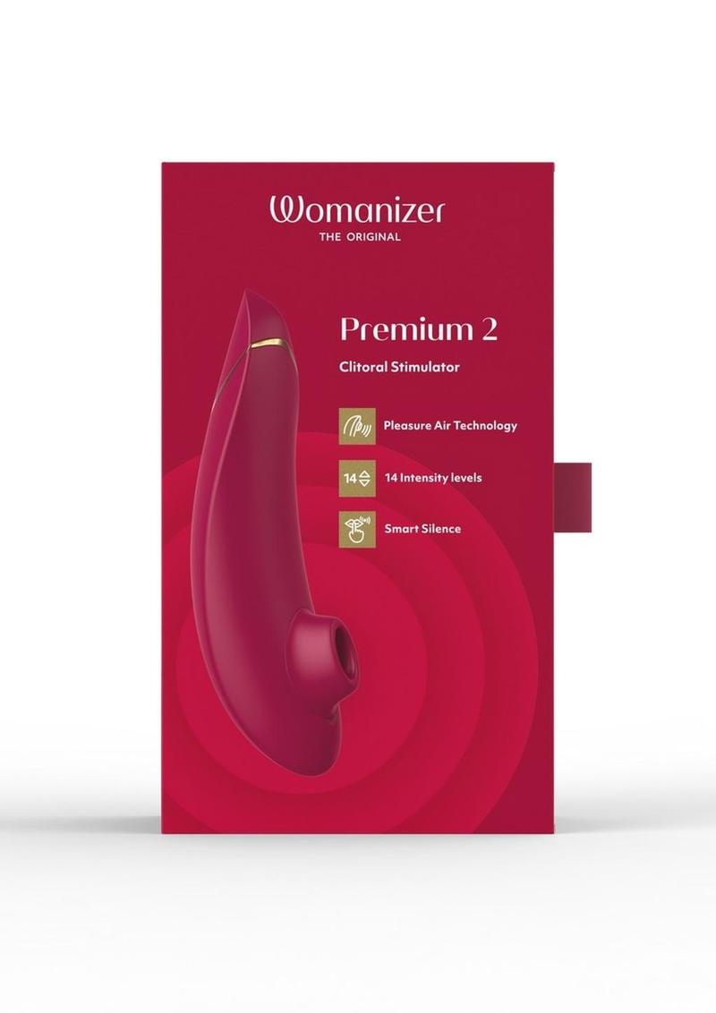 Womanizer Premium 2 Rechargeable Silicone Clitoral Stimulator