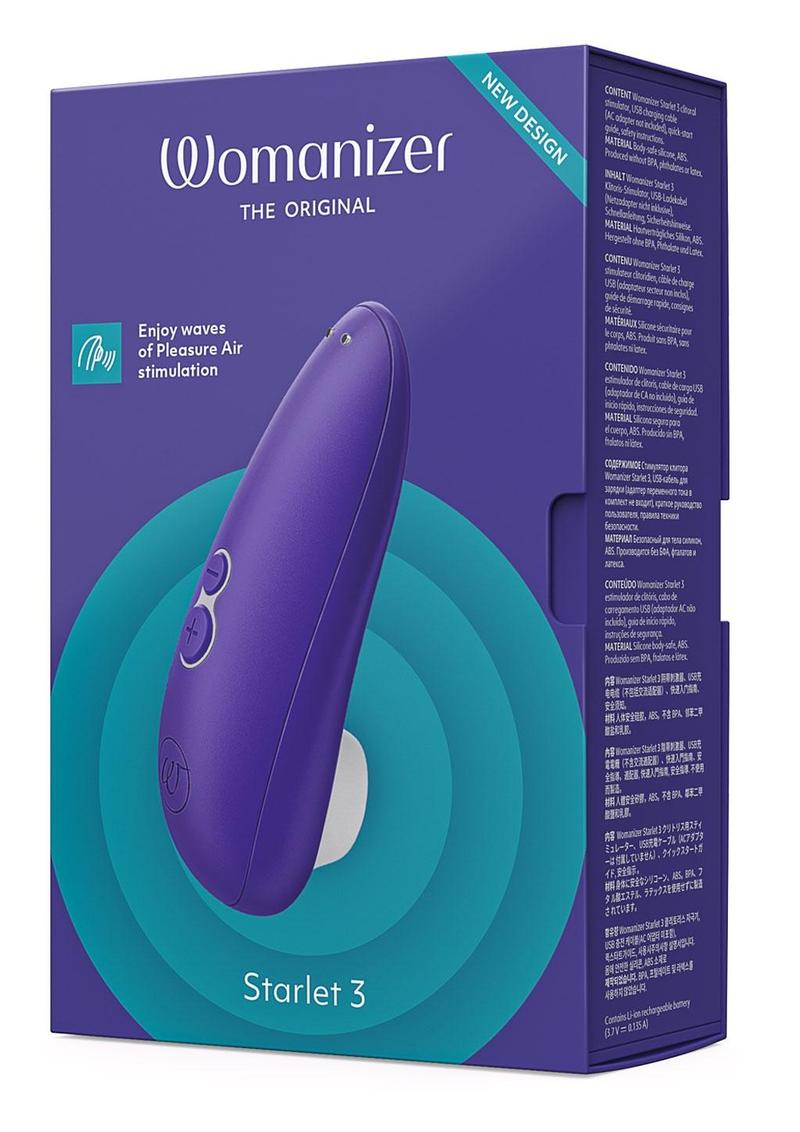 Womanizer Starlet 3 Indigo Rechargeable Silicone Clitoral Stimulator