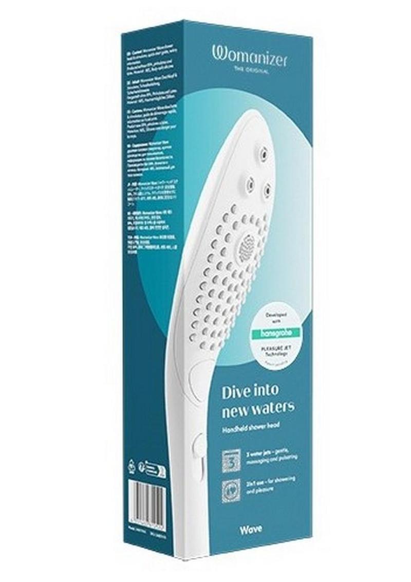 Womanizer Wave Silicone Hydro Stimulator Handheld Shower Head
