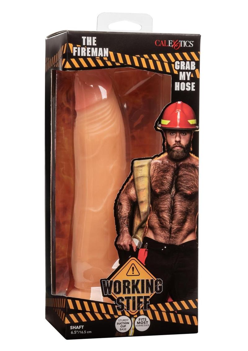 The Fireman Working Stiff Realistic Dildo with Suction Cup