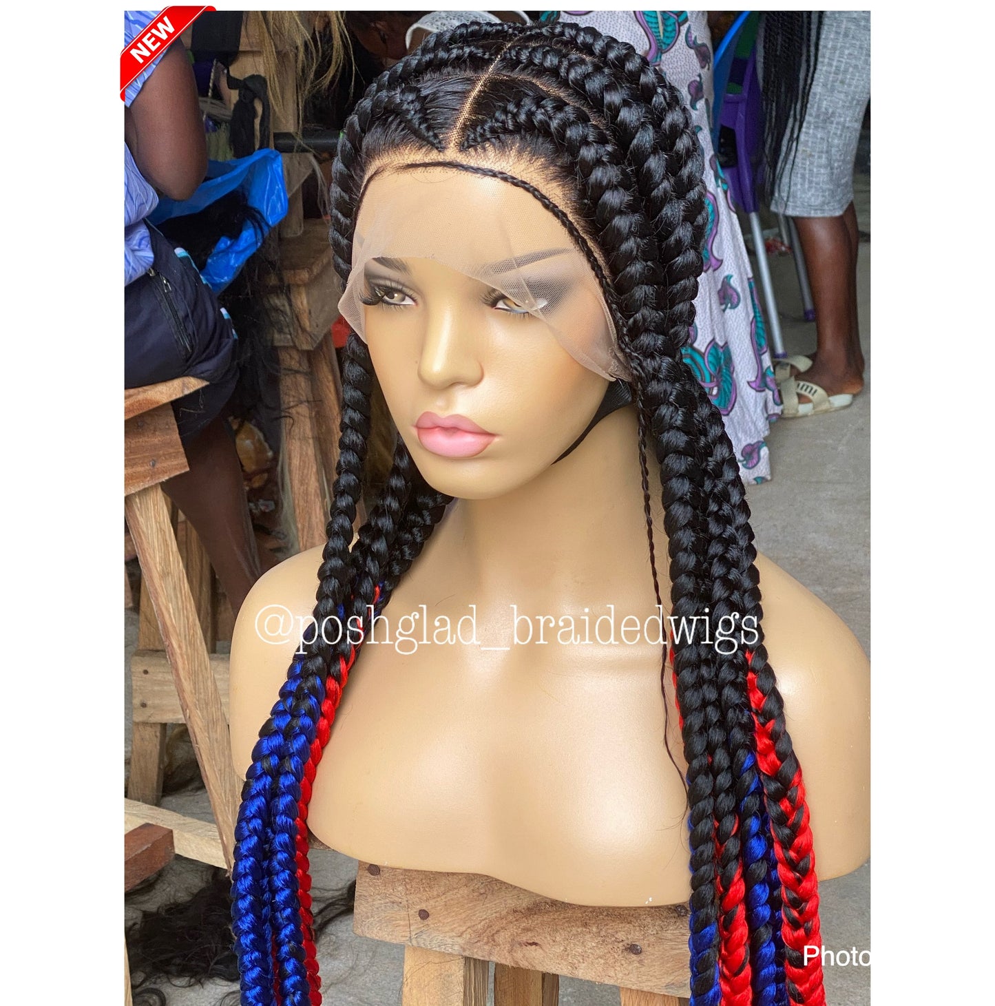 POP SMOKE OMBRÉ (cost extra $150 for HD lace)