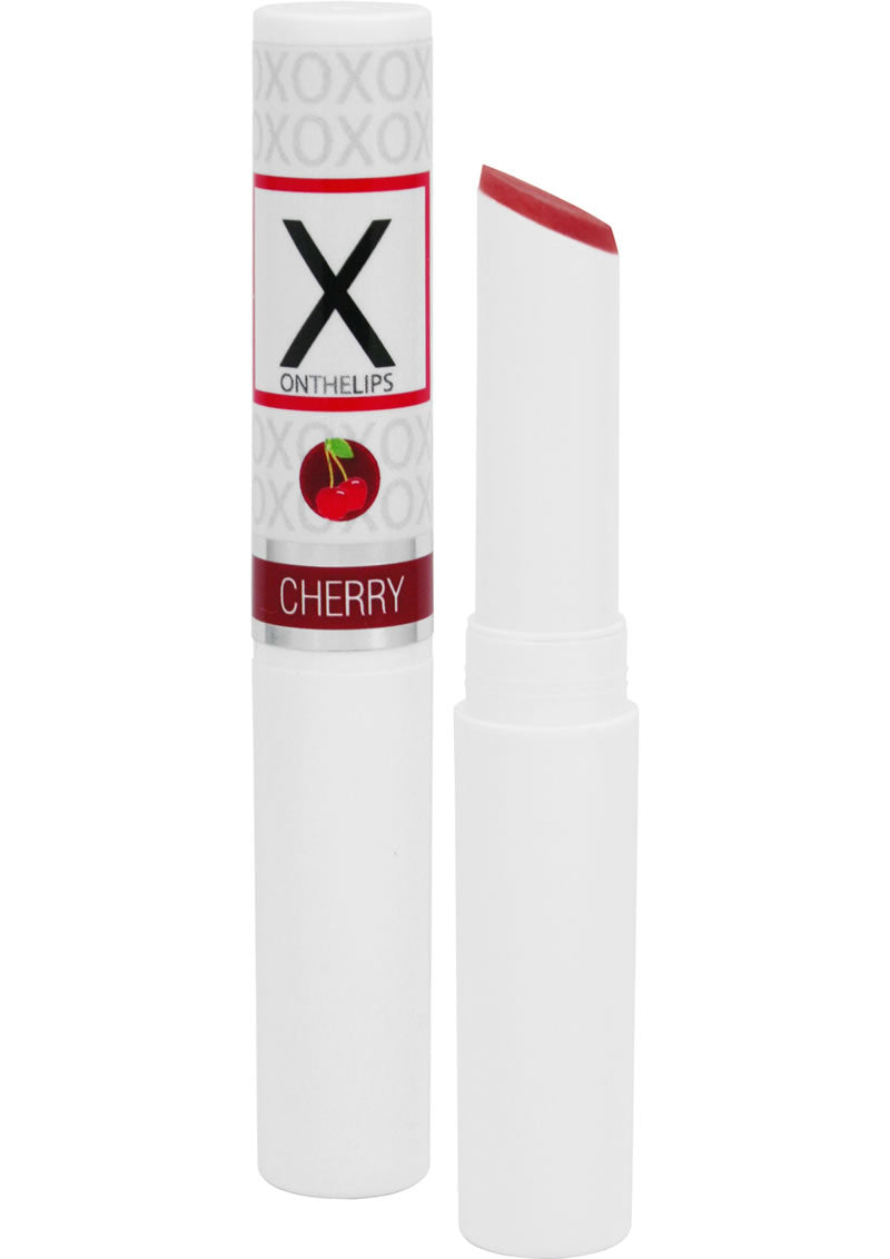 X On The Lips Electric Cherry Buzzing Lip Balm