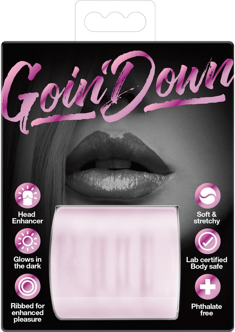 Goin' Down BJ Masturbator - Ribbed Soft And Stretchy Glows in the Dark