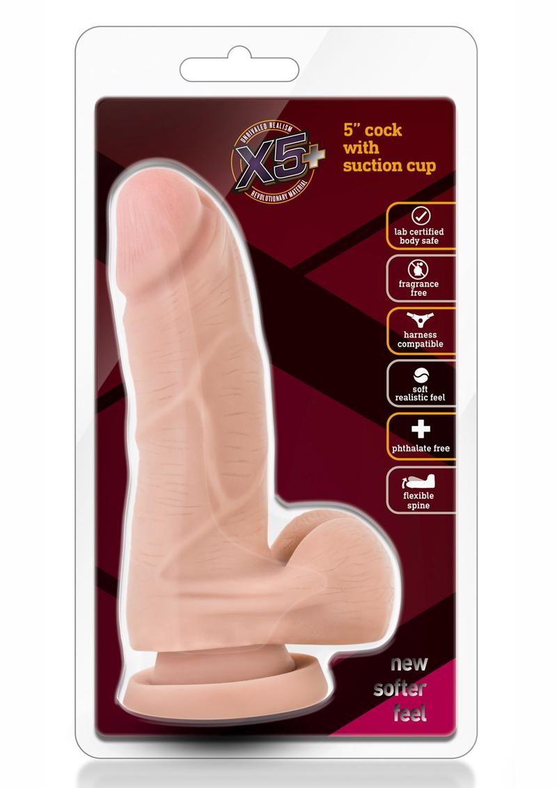 X5+ Cock Dildo With Suction Cup