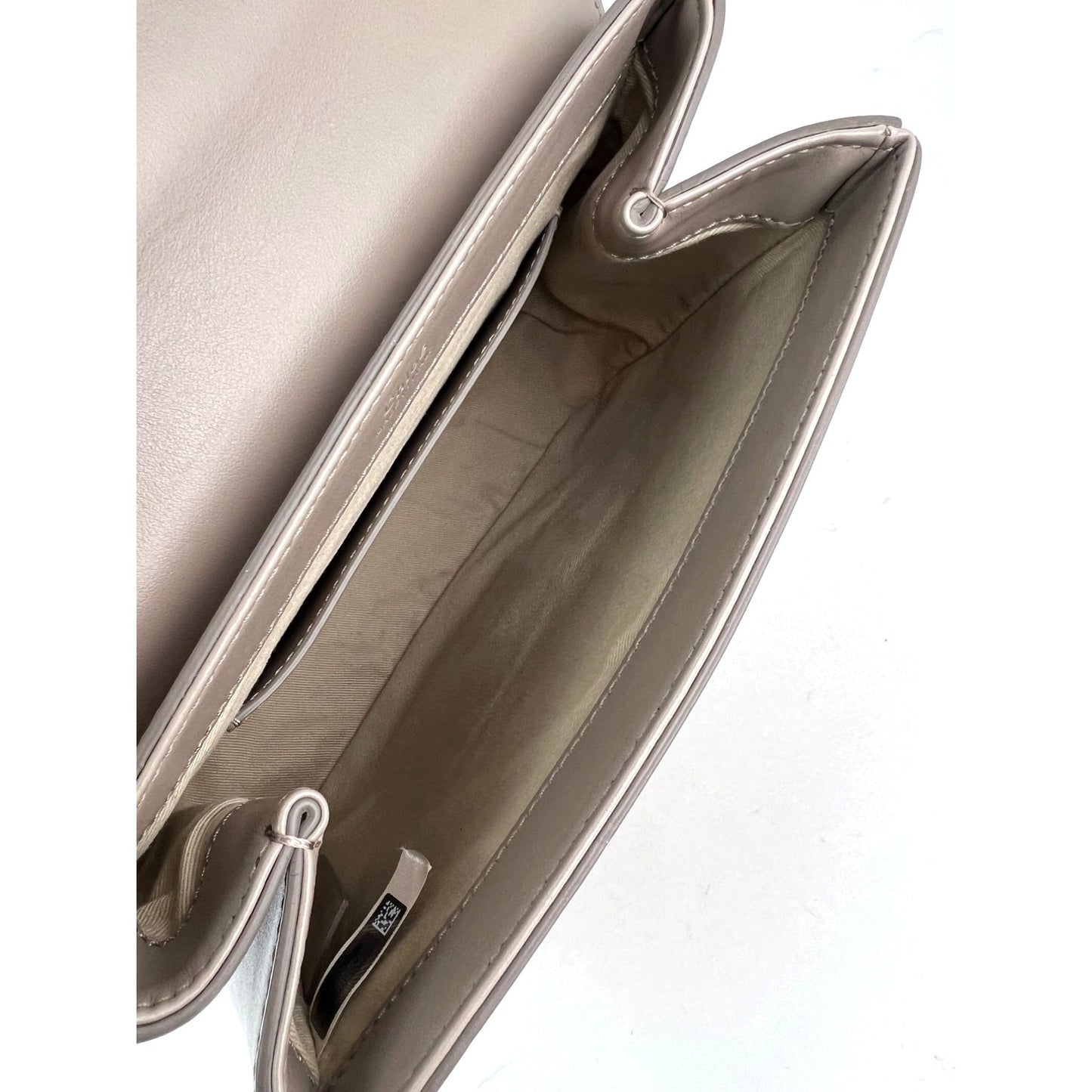 Chloe Shiny Calfskin Suede Small C Motty Gray Shoulder Bag