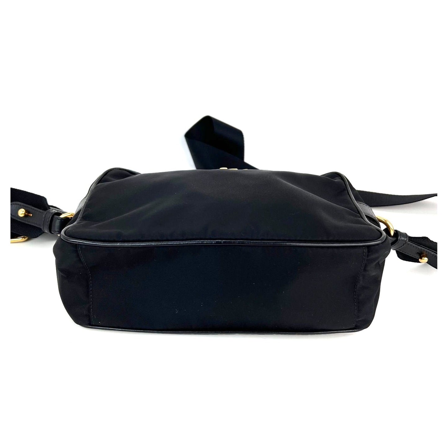 Prada Tessuto Nylon Bandoliera Black Crossbody Camera Bag