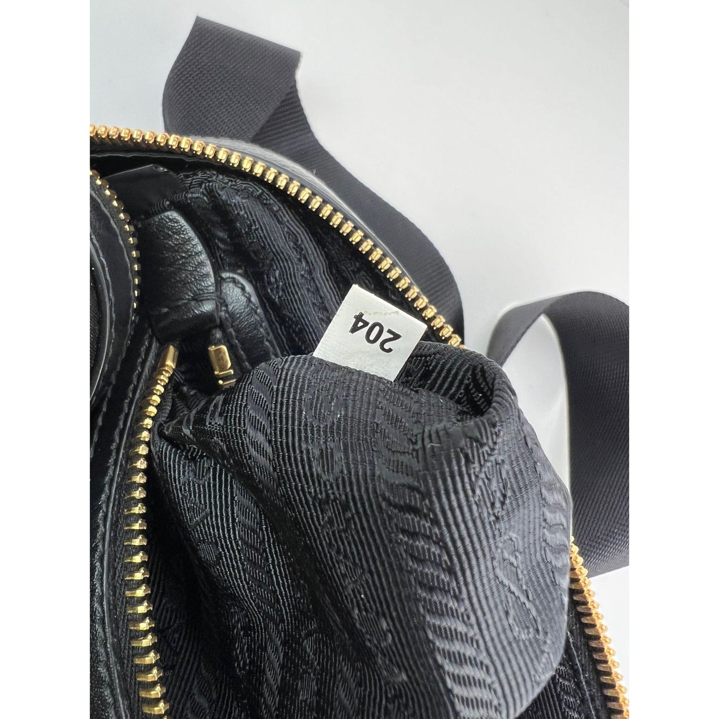 Prada Tessuto Nylon Bandoliera Black Crossbody Camera Bag