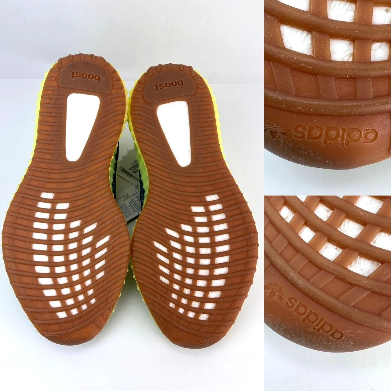 Baskets Yeezy Boost 350 V2 Semi Frozen Yellow par adidas USA pour hommes, pointure 40.5