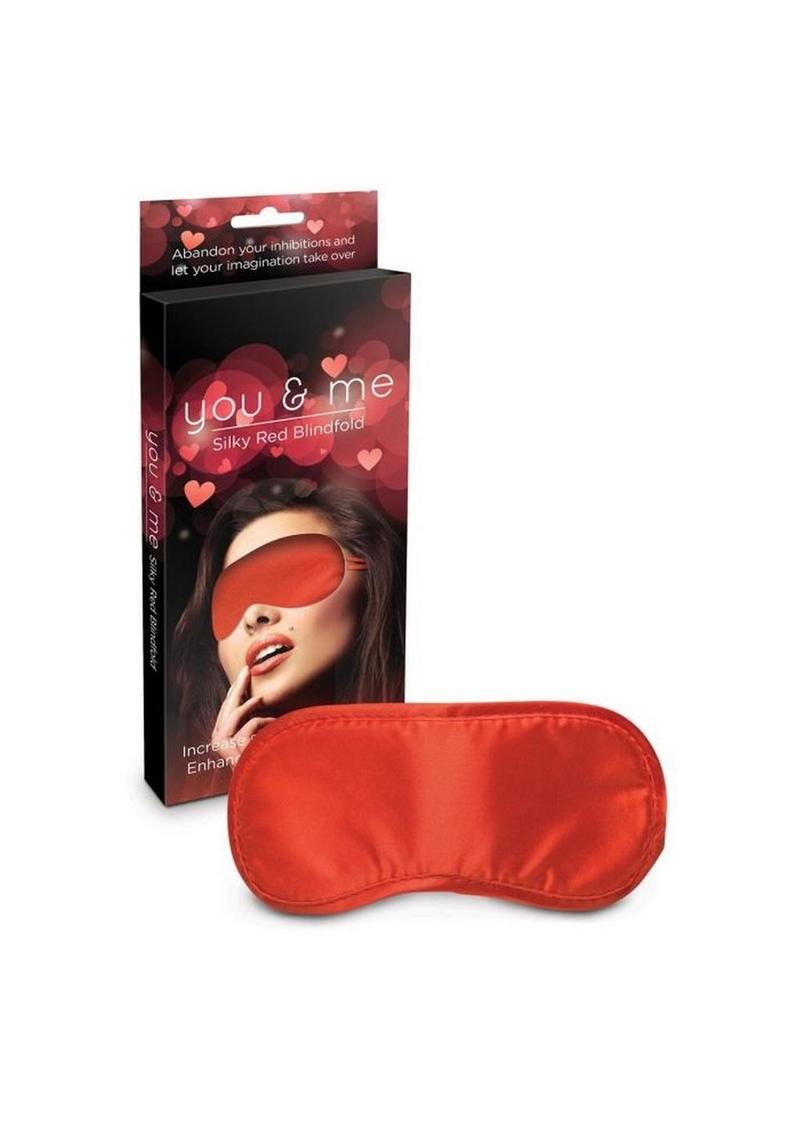You And Me Silky Red Blindfold Gift Set Intimate Collection