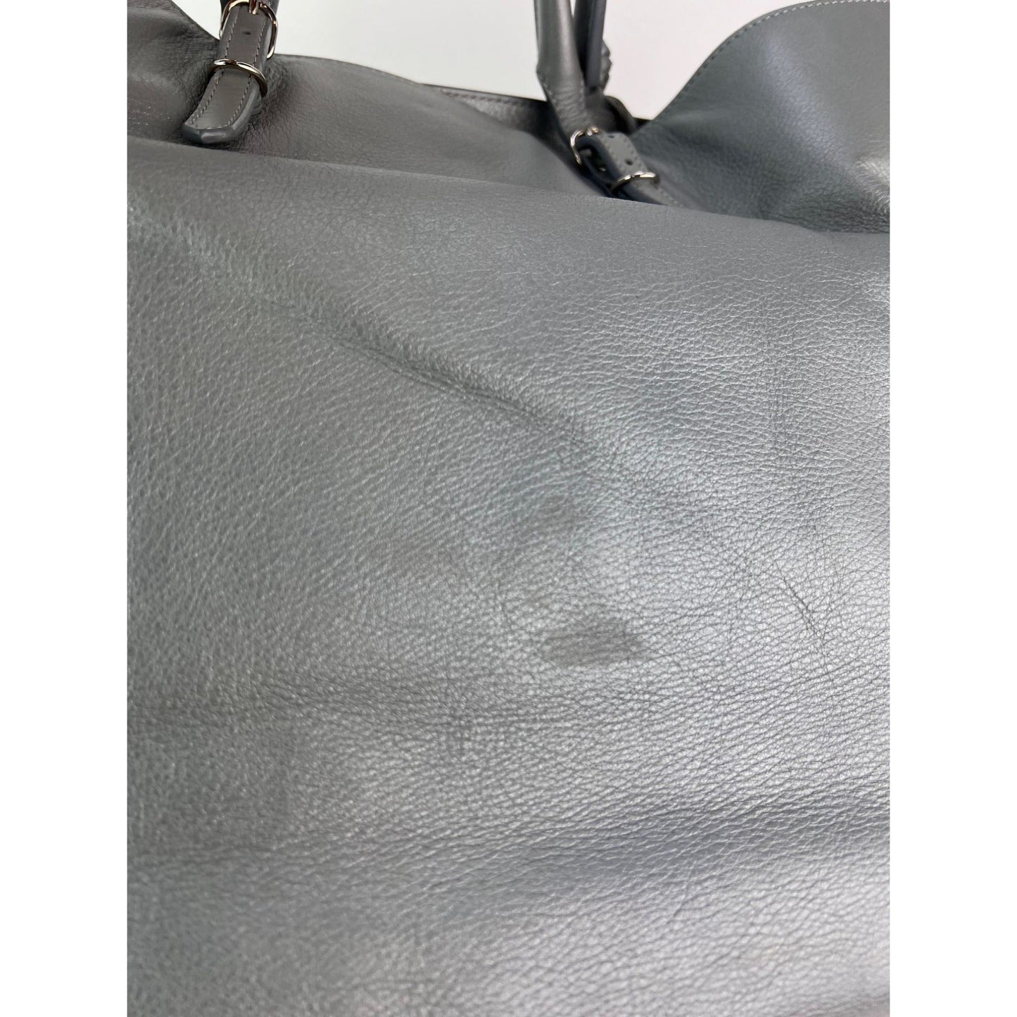 Balenciaga Veau Papier A4 Zip Around Grey Shoulder Bag