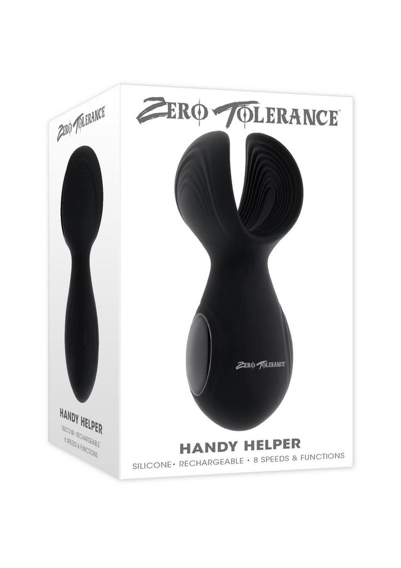 Zero Tolerance Handy Helper Silicone Rechargeable Stroker 8 Speeds