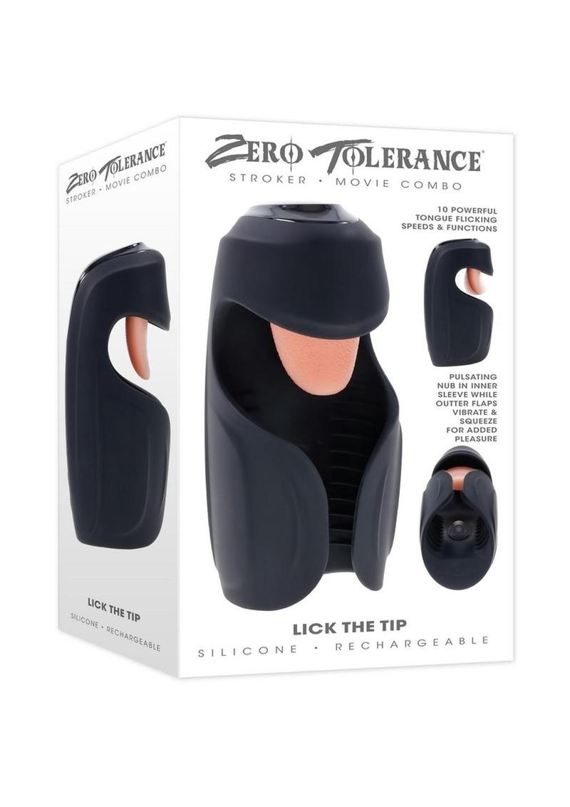 Zero Tolerance Lick The Tip Masturbator 10 Tongue Flicking Speeds
