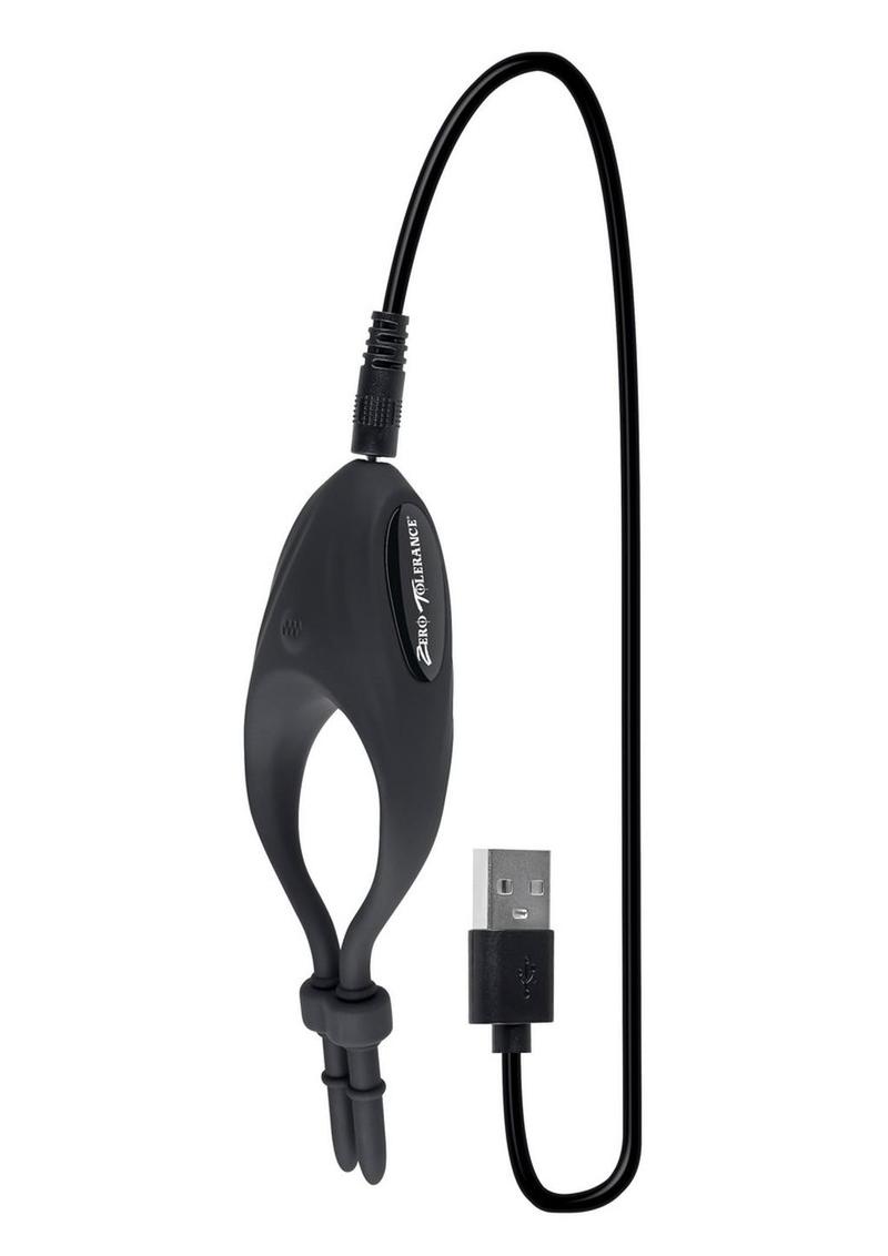 Zero Tolerance Perfect Fit Rechargeable Silicone Adjustable Cock Ring