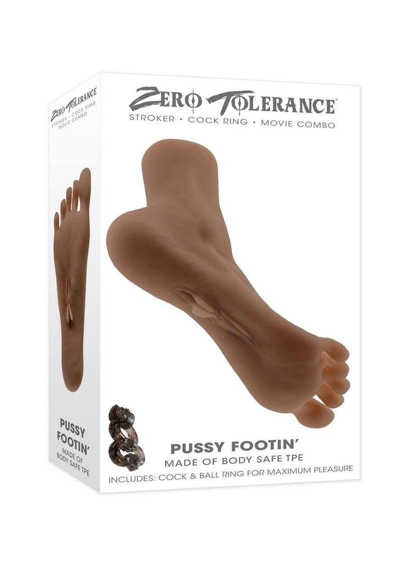 Zero Tolerance Pussy Footin’ Masturbator with Cock & Ball Ring