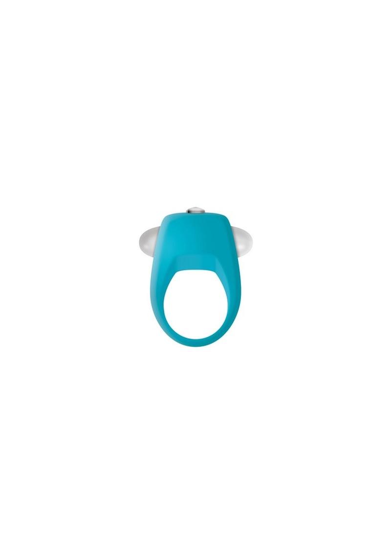 Zero Tolerance Teal Tickler Rechargeable Silicone Vibrating Cock Ring