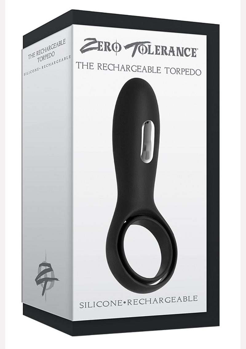 Zero Tolerance The Rechargeable Torpedo Silicone Vibrating Cock Ring