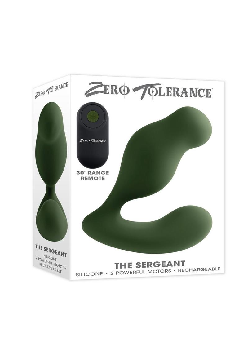 Zero Tolerance The Sergeant Rechargeable Silicone Prostate Vibrator