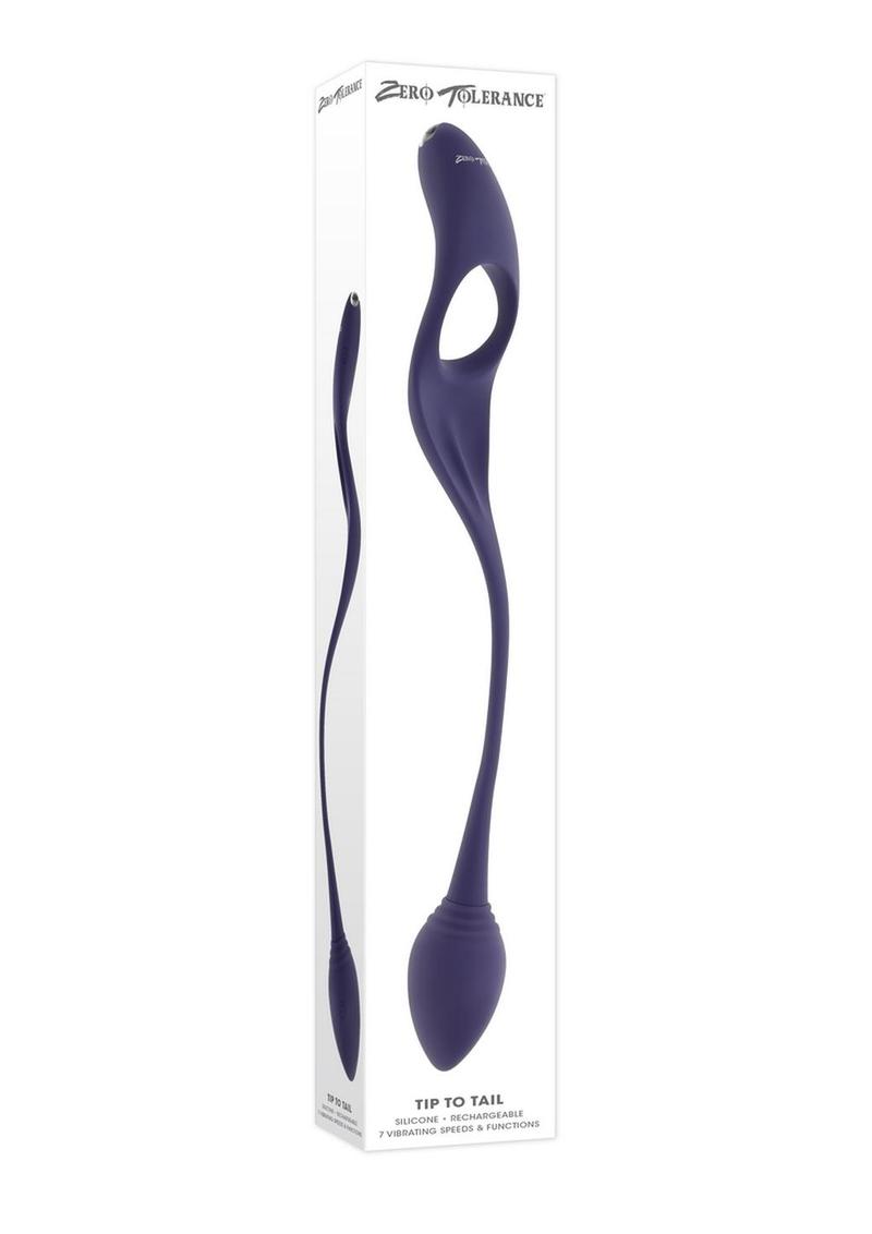 Zero Tolerance Tip to Tail Silicone Cock Ring And Anal Plug