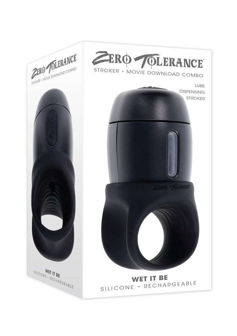 Zero Tolerance Wet It Be Rechargeable Silicone Self-Lubricating Stroker