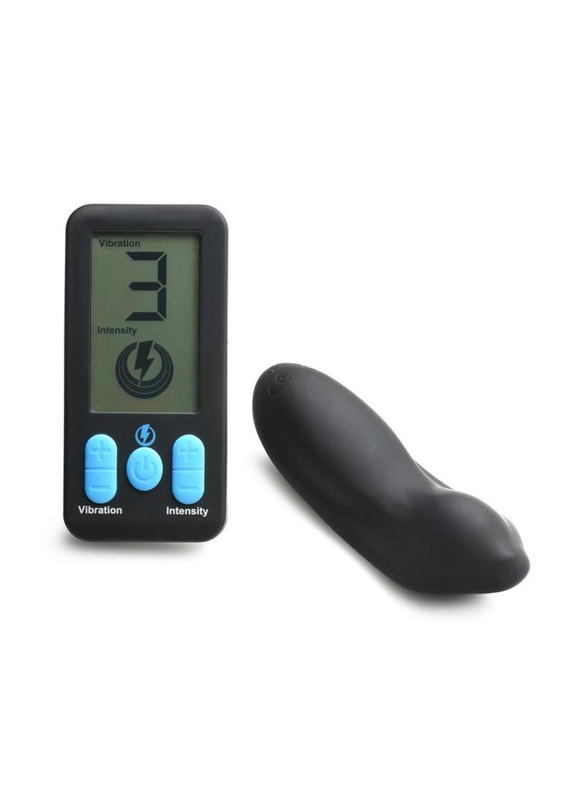 Zeus E-Stim & Vibrating Panty with LED Screen Remote Control