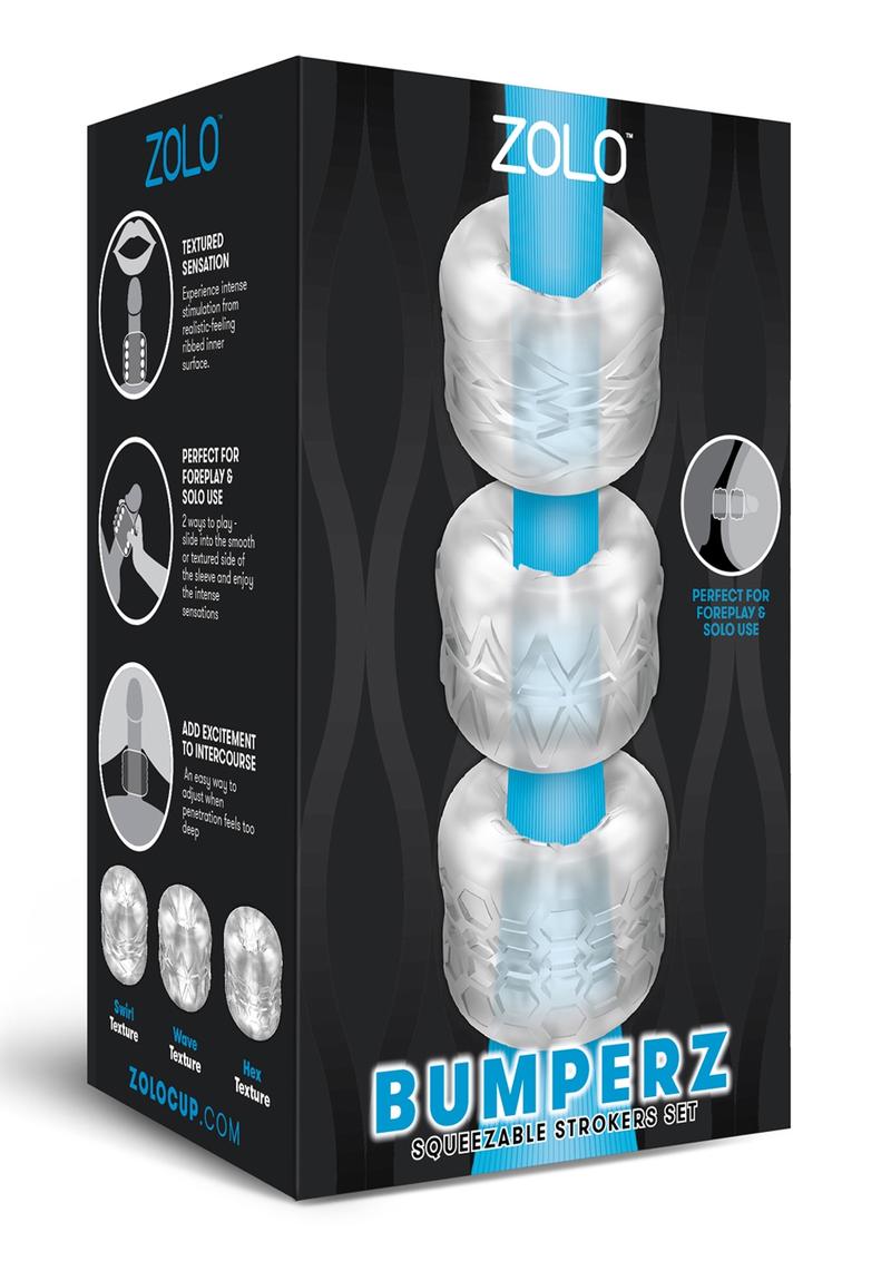Zolo Bumperz Squeezable Strokers Set