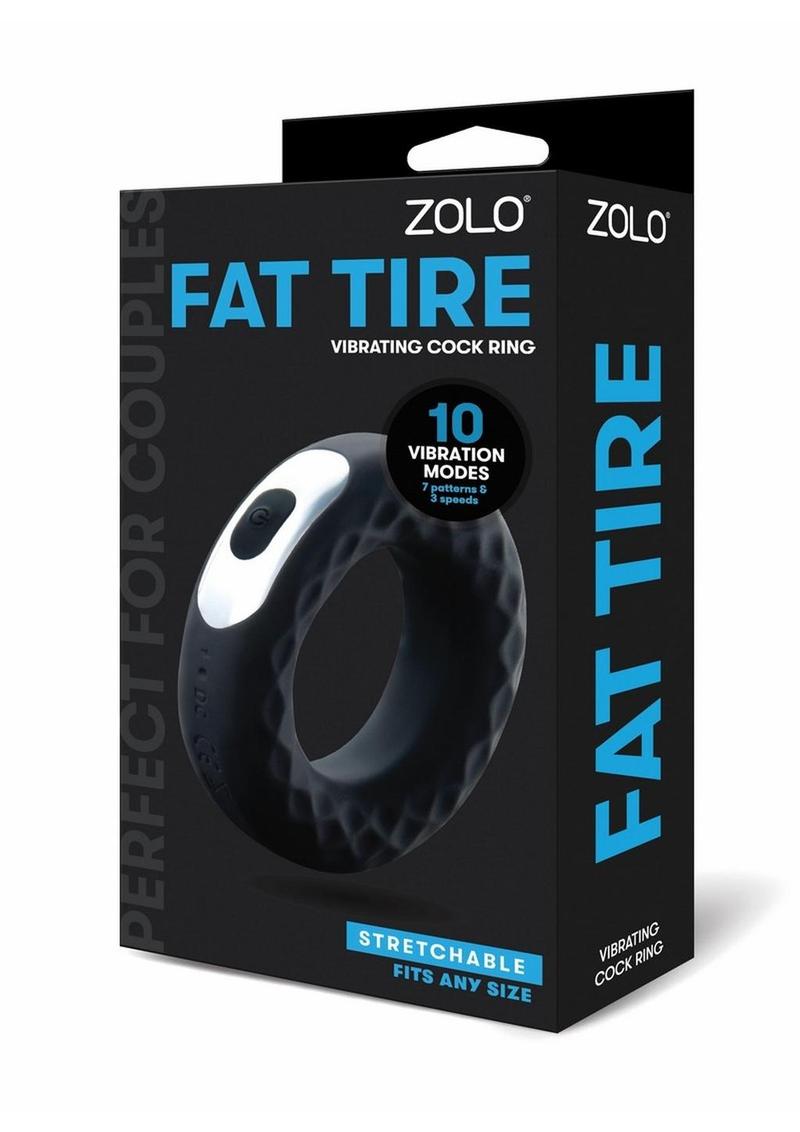 Zolo Fat Tire Vibrating Cock Ring