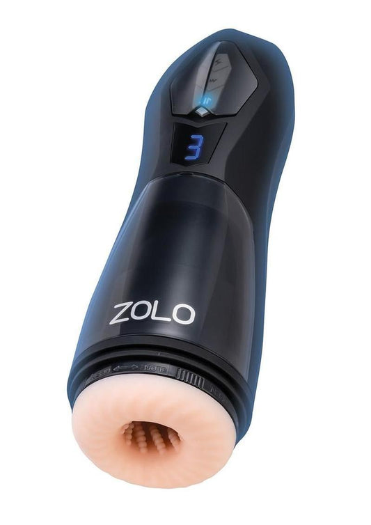 Zolo Lift Off One-Touch Vibrating Thrusting Stroker