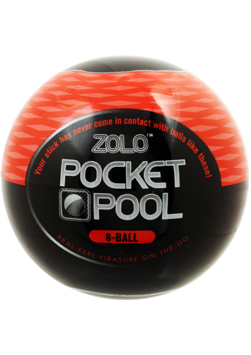 ZOLO Pocket Pool 8-Ball Realistic Pleasure Sleeve Male Masturbator