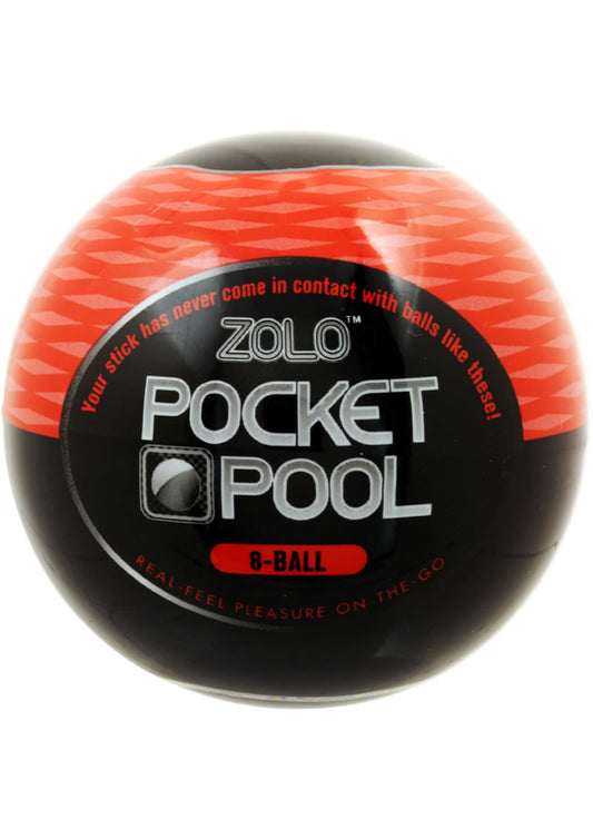 ZOLO Pocket Pool 8-Ball Realistic Pleasure Sleeve Male Masturbator