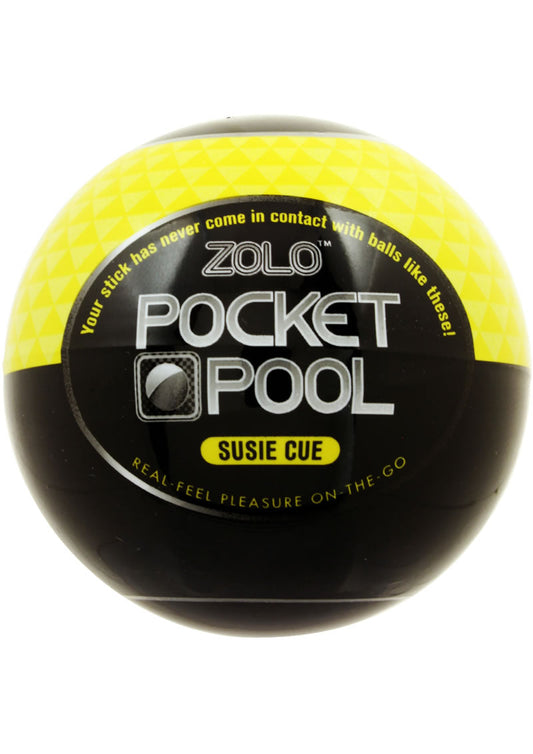 ZOLO Pocket Pool Susie Cue Masturbator Realistic Pleasure Sleeve