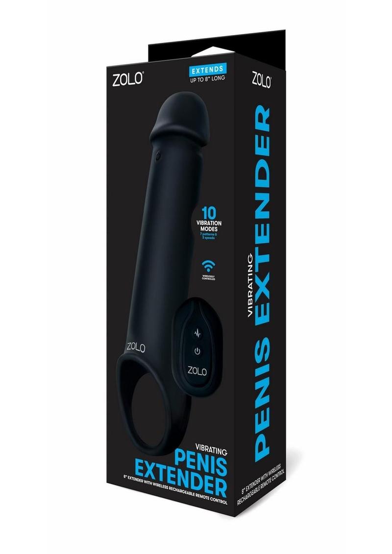 ZOLO Wireless Rechargeable Vibrating Silicone Penis Extender